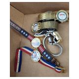 Collection of 7 Vintage Character and Novelty Wristwatches