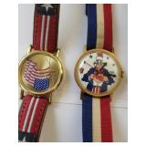 Collection of 7 Vintage Character and Novelty Wristwatches