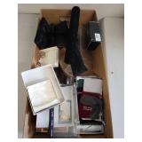 Collection of Jewelry Display Stands, Boxes, Pouches and Decorative Cases