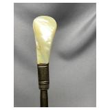 Vintage Knife Sharpener with Sterling Silver and Mother of Pearl Handle