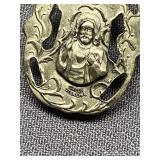 Vintage Sterling Silver 925 Religious Medallion by CREED