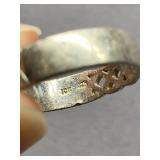 Sterling Silver 925 Claddagh Ring, Size 9