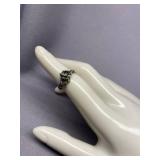 Unique Sterling Silver 925 Ring - Size 4.75 Organic Design