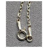 Sterling Silver 925 Necklace with Dichroic Glass Pendant