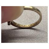 NIALAYA Sterling Silver 925 Cross Ring with Stones