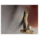 NIALAYA Sterling Silver 925 Cross Ring with Stones