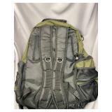 Eastsport Signature Laptop Backpack with Padded Holder, Green/Black NEW