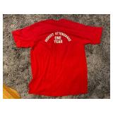Harley-Davidson Red T-Shirt XL 100% Cotton Vintage Design