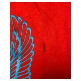 Harley-Davidson Red T-Shirt XL 100% Cotton Vintage Design
