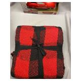 Mabelle Woven Cotton Throw & ScentSationals Fragrance Warmer NEW