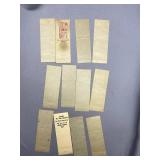Vintage Pin-Up Advertising Matchbooks Collection - 12 Pieces