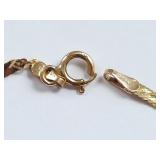 14K Gold Bracelet - 7 Inch, 0.98 Grams