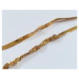 14K Gold Necklace 3.65g - Damaged Condition