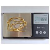 14K Gold Necklace 3.65g - Damaged Condition