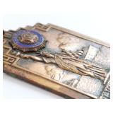 1947 American Legion Bronze Pendant New York City
