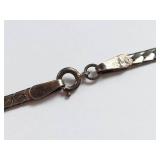 Sterling Silver Necklace 21.5" - 12.32 grams