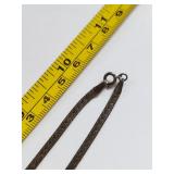 Sterling Silver Necklace 21.5" - 12.32 grams