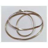Italian 925 Sterling Silver Necklace 18" 4g