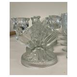 Vintage Iris & Herringbone Crystal Dinnerware Set - 185 Pieces
