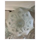 Vintage Iris & Herringbone Crystal Dinnerware Set - 185 Pieces