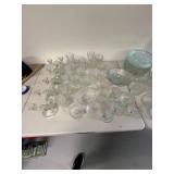 Vintage Iris & Herringbone Crystal Dinnerware Set - 185 Pieces