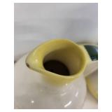 Vintage Farmhouse Dinnerware Set with Rooster and Barn Motif - 22 Pieces