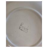 Vintage Farmhouse Dinnerware Set with Rooster and Barn Motif - 22 Pieces