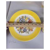 American Limoges Triumph Bermuda-T Dinnerware Set with Yellow Floral Pattern
