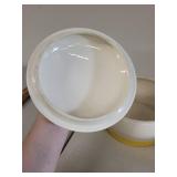 American Limoges Triumph Bermuda-T Dinnerware Set with Yellow Floral Pattern
