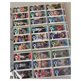 Basketball Card Album with Assorted NBA Cards and Hall of Famers