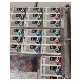Basketball Card Album with Assorted NBA Cards and Hall of Famers