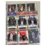 Basketball Card Album with Assorted NBA Cards and Hall of Famers