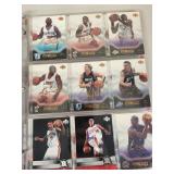 Basketball Card Album with Assorted NBA Cards and Hall of Famers