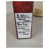 Basketball Card Album with Assorted NBA Cards and Hall of Famers