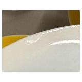 American Limoges Triumph Bermuda-T Dinnerware Set with Yellow Floral Pattern