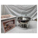 Commercial Stainless Steel Chafing Dish with Lid - NSF Certified