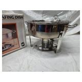 Commercial Stainless Steel Chafing Dish with Lid - NSF Certified