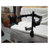 Dual Monitor Mount Stand with Adjustable Arms