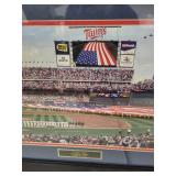 Framed Target Field Inaugural Game Panoramic Photo 43x18 Minnesota Twins