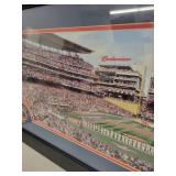 Framed Target Field Inaugural Game Panoramic Photo 43x18 Minnesota Twins