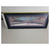 Minnesota Twins Metrodome Panoramic Framed Print 43x18