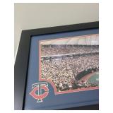 Minnesota Twins Metrodome Panoramic Framed Print 43x18