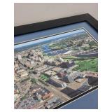 Panoramic Framed Aerial Photo of US Bank Stadium Minneapolis 43x16