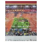 Framed Panoramic Super Bowl LVII Champions Kansas City Chiefs Print