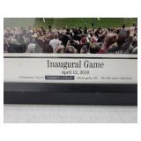 Framed Panoramic Print Target Field Inaugural Game April 12, 2010