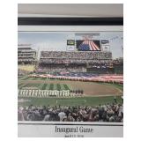 Framed Panoramic Print Target Field Inaugural Game April 12, 2010