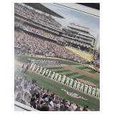 Framed Panoramic Print Target Field Inaugural Game April 12, 2010