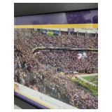 Framed Minnesota Vikings Metrodome Panoramic Stadium Print 16x43