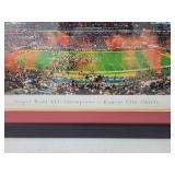 Framed Super Bowl LIV Champions Kansas City Chiefs Panorama Print