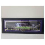 Framed Minnesota Vikings Panoramic Stadium Photo TCF Bank Stadium 2014-2016